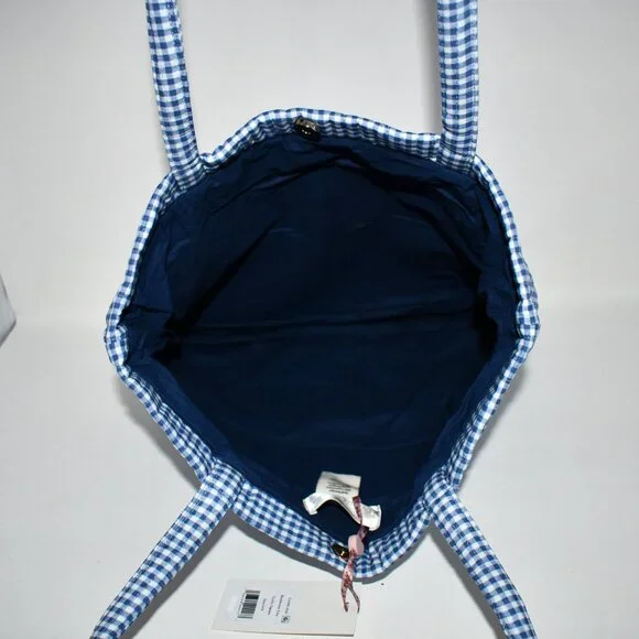 LoveShackFancy x Visit Savannah Henderson Bow Gingham Tote #LA202-2912 NWT - Picture 2 of 6